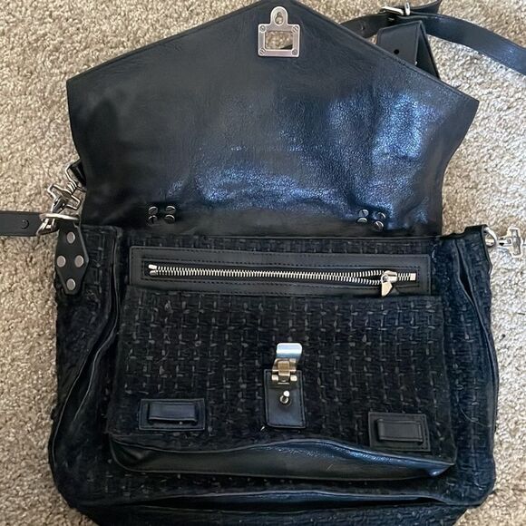 Proenza Schouler Tweed Leather Bag - Picture 6 of 11